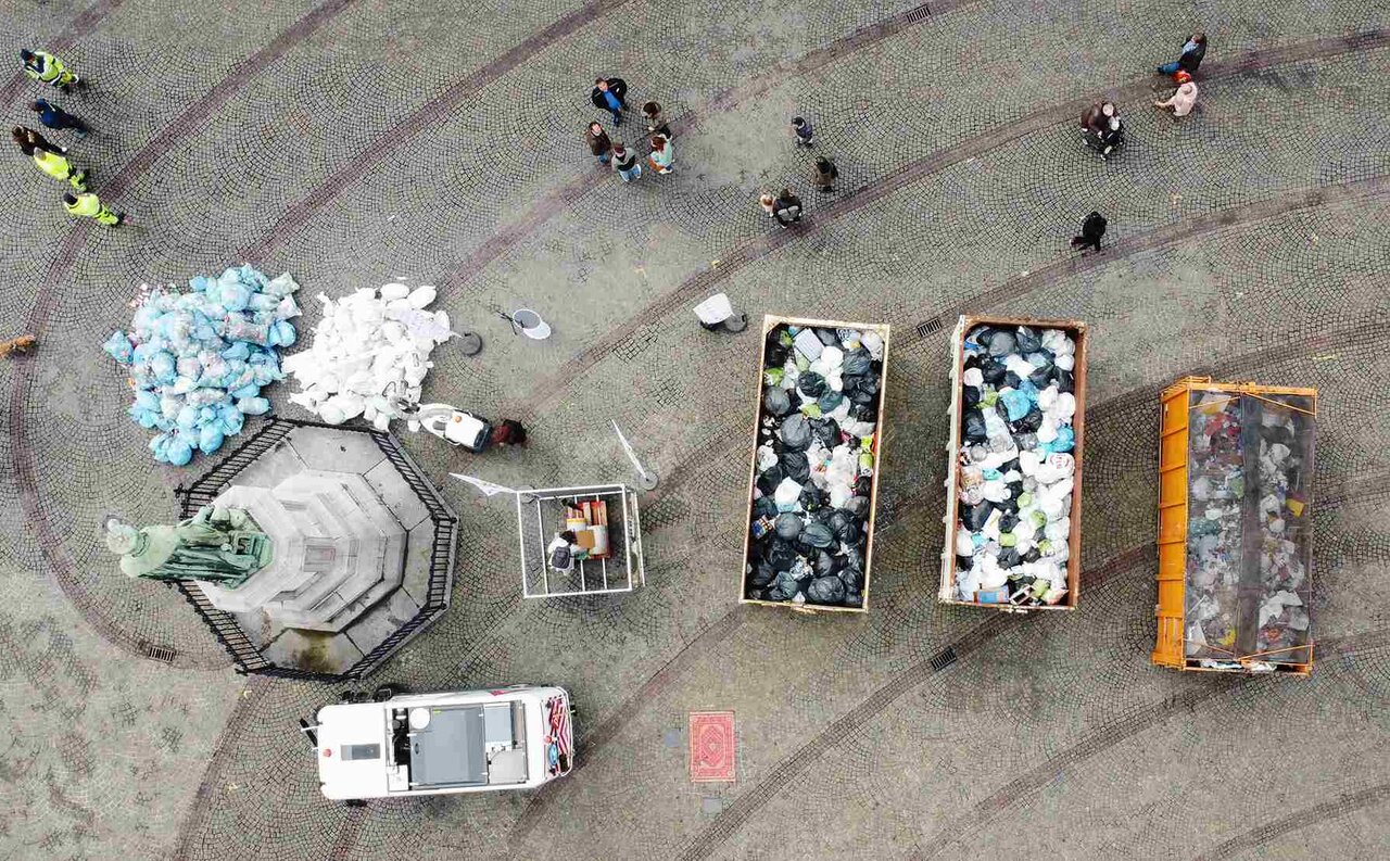 ابتکار بلژیک در تشویق شهروندان به مدیریت زباله