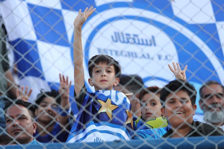 حضور هواداران استقلال در ورزشگاه شهدای مس+عکس