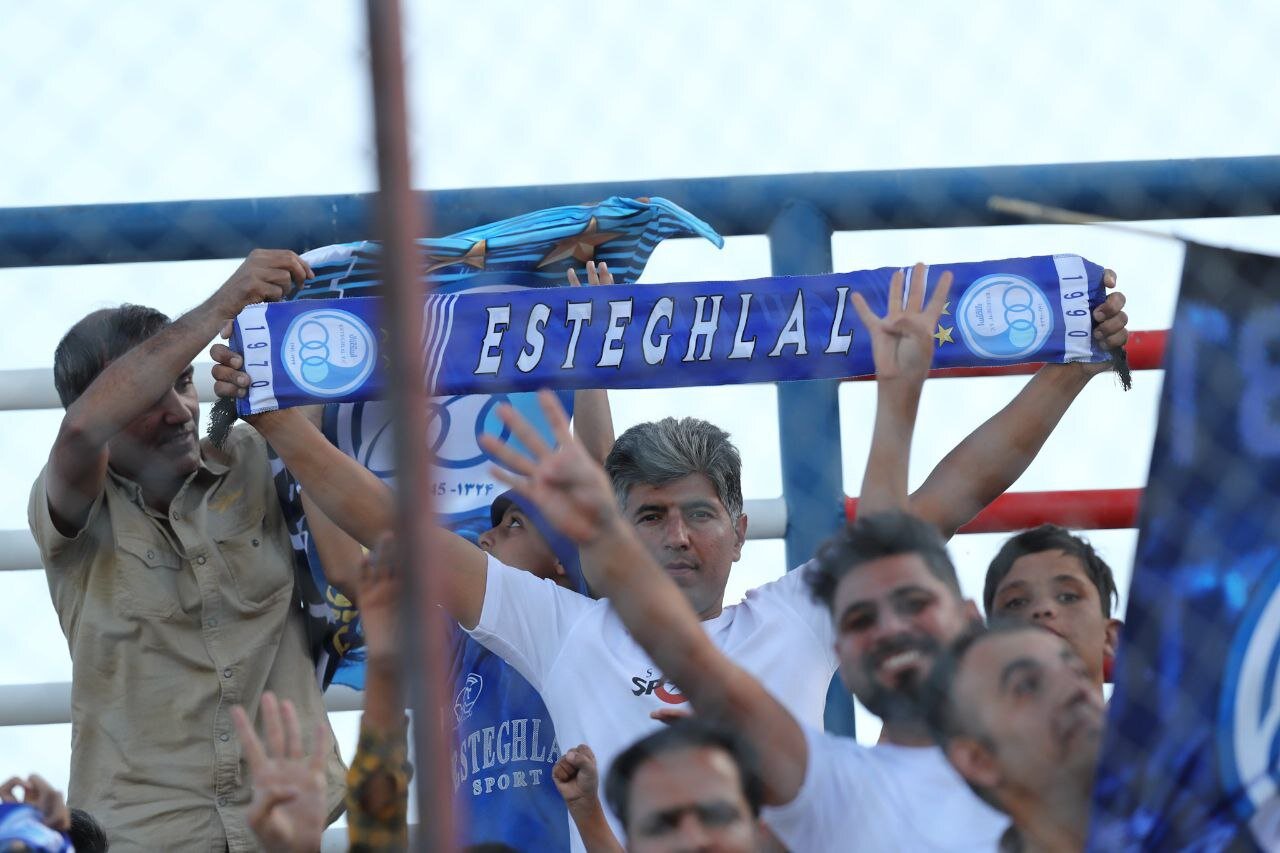 حضور هواداران استقلال در ورزشگاه شهدای مس+عکس