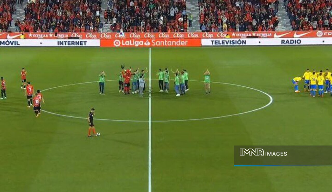 تونل افتخار بازیکنان تیم فوتبال مایورکا برای یاران طیبی و اولادقباد +عکس