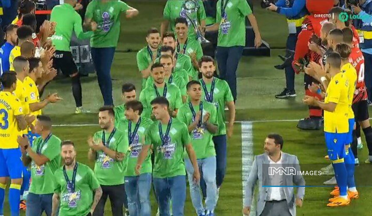 تونل افتخار بازیکنان تیم فوتبال مایورکا برای یاران طیبی و اولادقباد +عکس