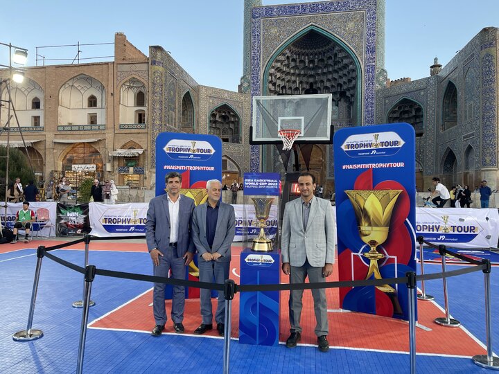حضور شهردار اصفهان در مراسم رونمایی از کاپ‌ جام‌جهانی بسکتبال