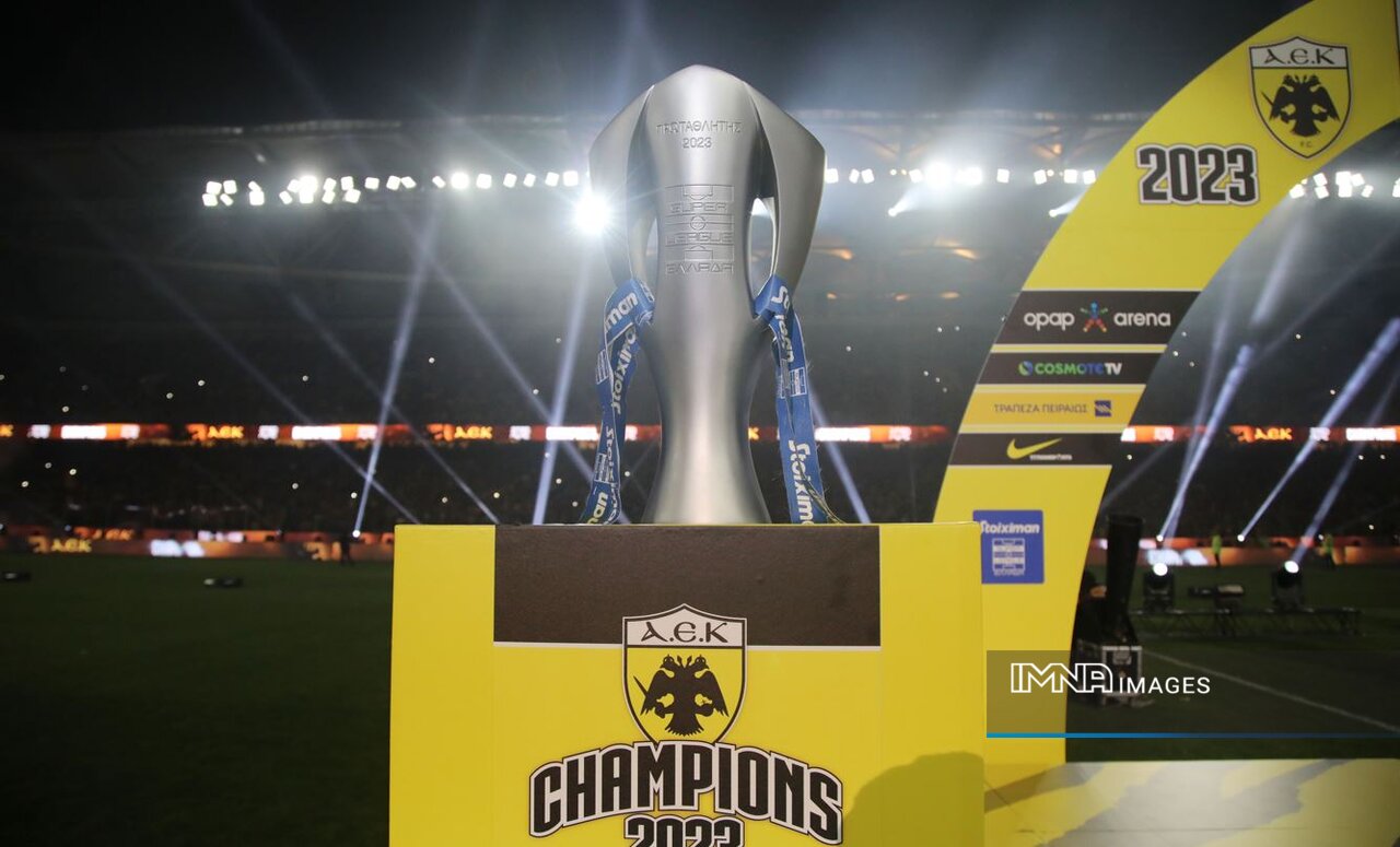 قهرمانی شماره ۱۳ آ.اک در یونان با هنرنمایی حاجصفی و حضور افتخاری محمدی +عکسوفیلم