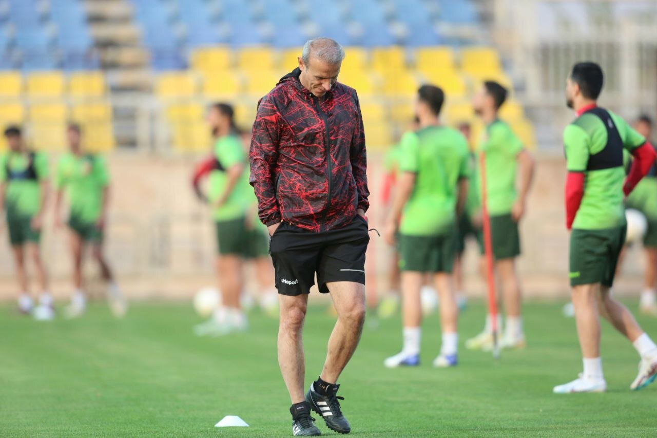 چهره متفاوت گلمحمدی در تمرینات قرمزپوشان+عکس