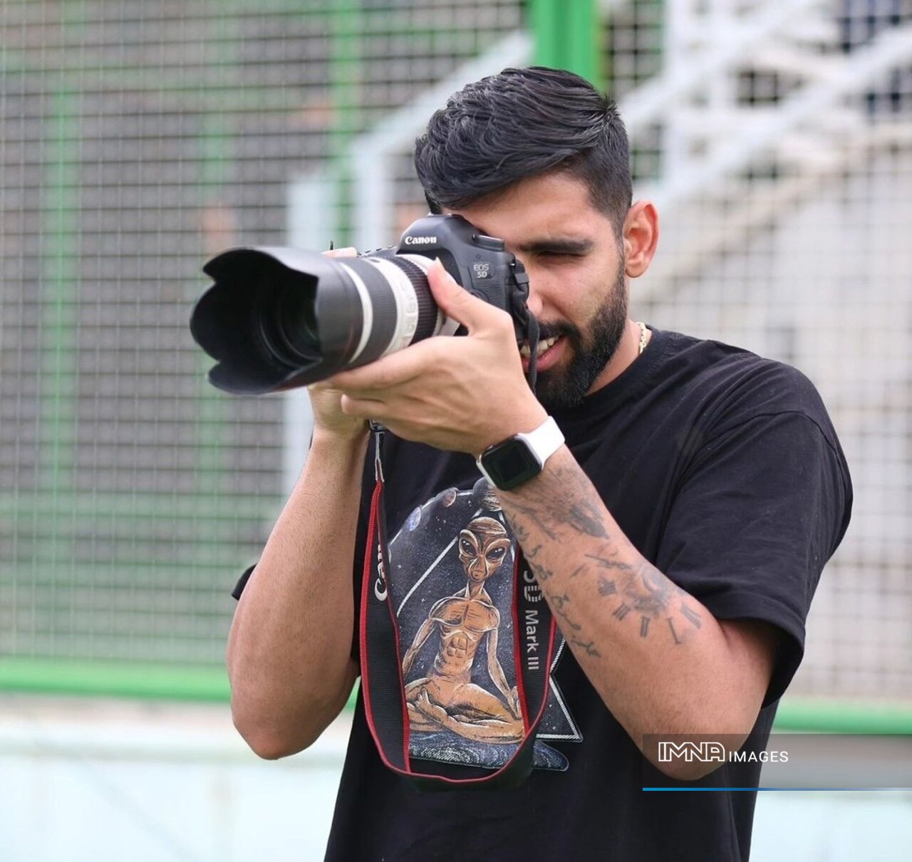 دروازهبان ذوبآهن عکاس شد +عکس