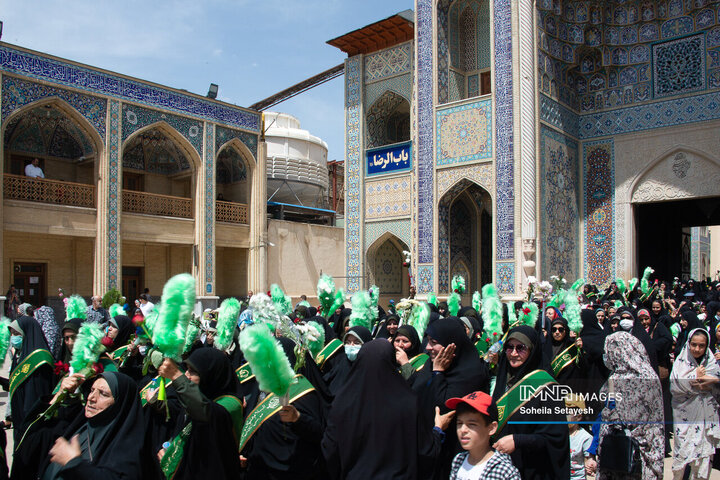 شادپیمایی بانوان شیرازی به مناسبت روز دختر
