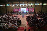 جشن ۴۰۰۰ نفری دختران آفتاب در منطقه ۲ اصفهان برگزار شد