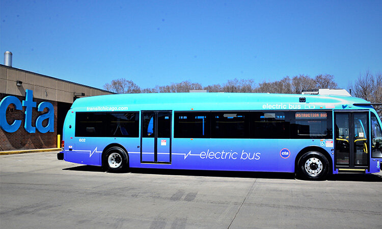راه‌انداری سرویس اتوبوس تمام الکتریکی شیکاگو