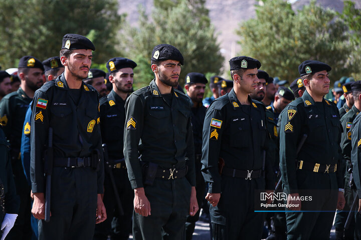 صبحگاه مشترک نیروهای مسلح در لشگر 14 امام حسین(ع)