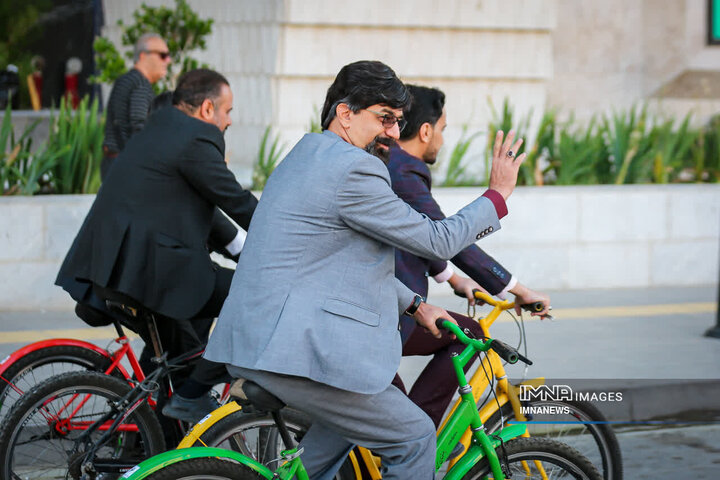 همایش دوچرخه سواری مدیران شهری