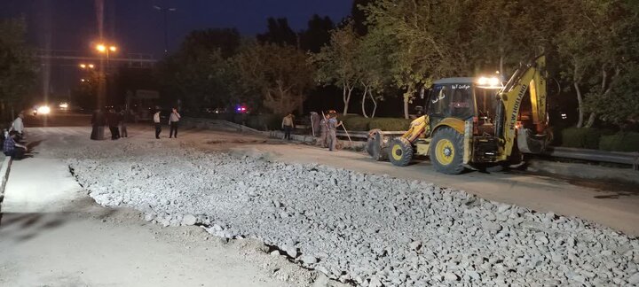 عملیات زیرسازی اتوبان آقابابایی به اتمام رسید+ فیلم