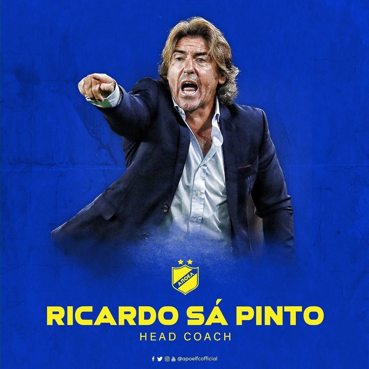 آپوئل قبرس به عنوان تیم جدید ساپینتو اعلام شد