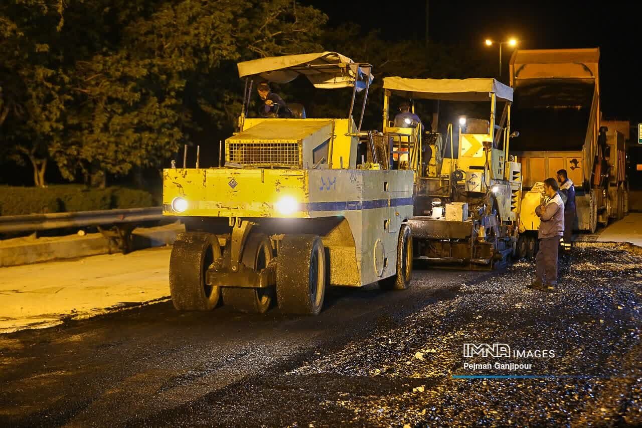 انجام روکش آسفالت معابر اصلی منطقه ۱۲ با ۶۵ میلیارد ریال اعتبار