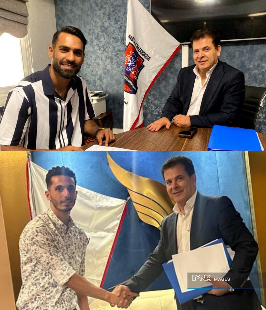 وحید محمدزاده و امیرمحمد هوشمند به نساجی پیوستند+ عکس