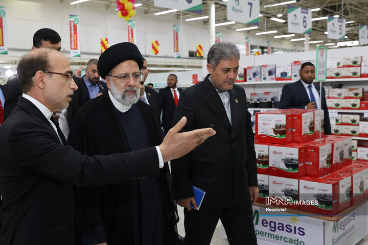 بازدید از فروشگاه بزرگ محصولات صادراتی ایرانی «مگاسیس» در کاراکاس