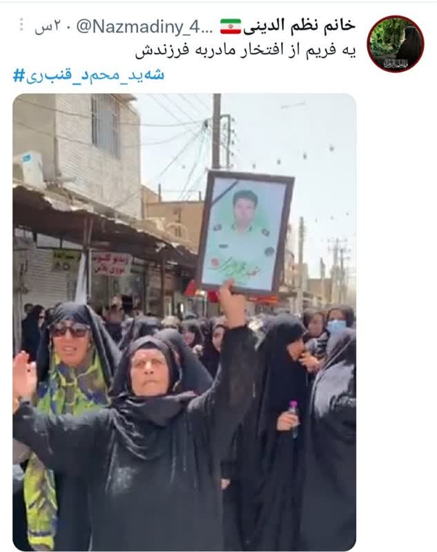 سلام بر غیرت لرها/ مادری که صلابت زینبی را به رخ کشید