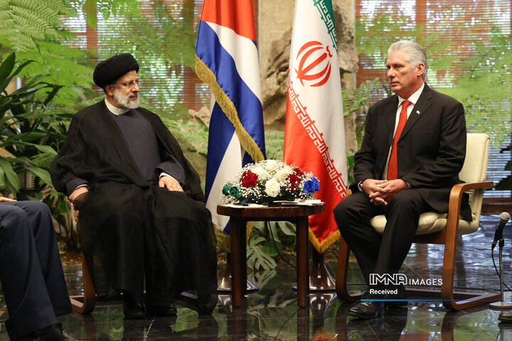 دیدار دوجانبه روسای جمهور ایران و کوبا