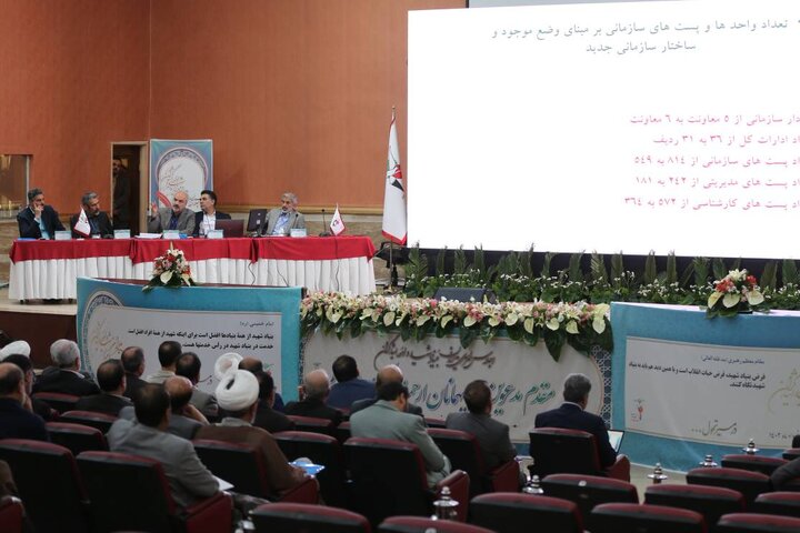 نشست کارگروه‌های تخصصی اجلاس سراسری مدیران بنیاد شهید و امور ایثارگران برگزار شد