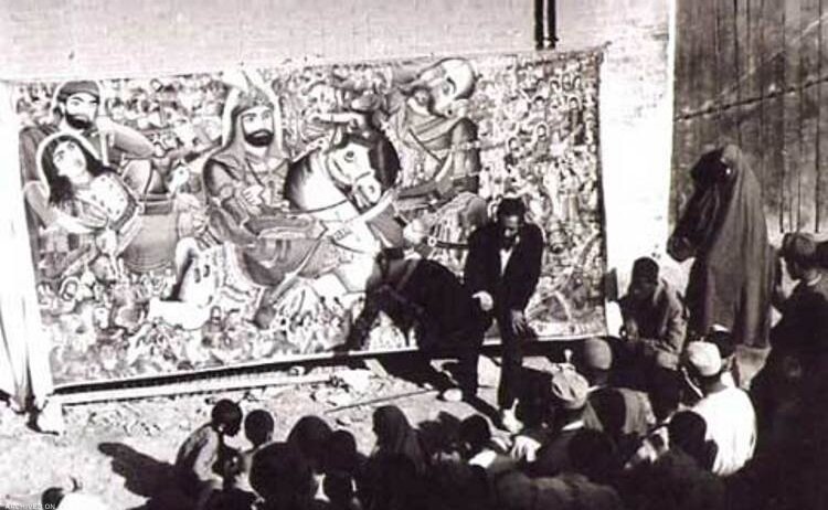 پردهخوانی؛ روایتی از کربلا بر بوم پارچه و جان کلام