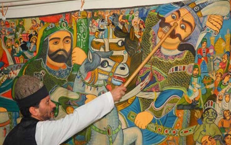 پردهخوانی؛ روایتی از کربلا بر بوم پارچه و جان کلام