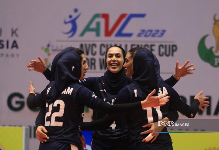 هت‌تریک تیم ملی والیبال زنان ایران در پیروزی