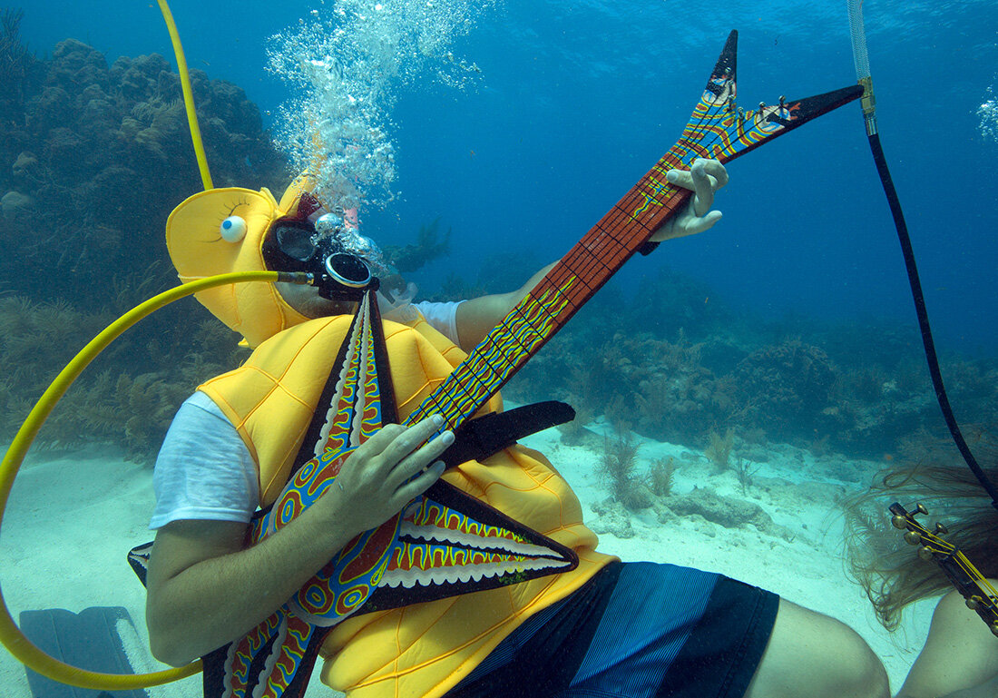 جشن موسیقی زیر آب فلوریدا برای حفظ حیات آبی