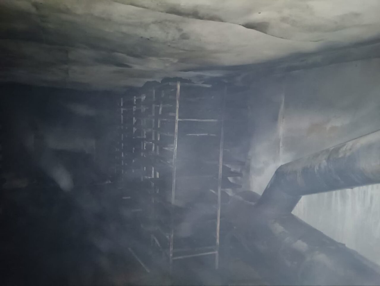 حریق کارخانه تولید نشاسته در جیلانآباد + عکس