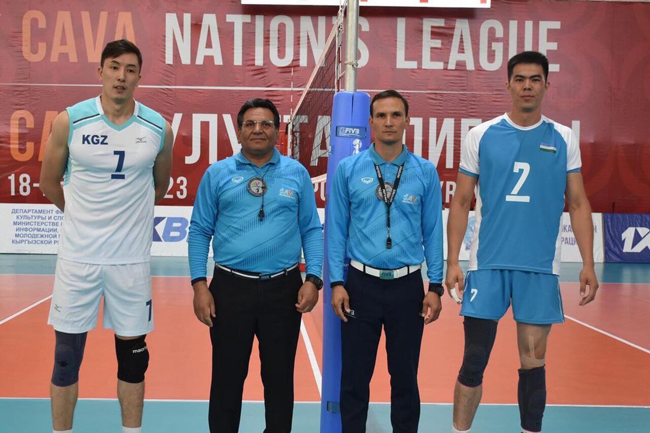 قضاوت داور ایرانی در لیگ ملت‌های آسیای مرکزی والیبال