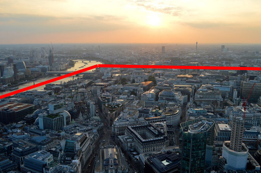 پیاده‌راه‌سازی مهم‌ترین منطقه مالی و تجاری لندن