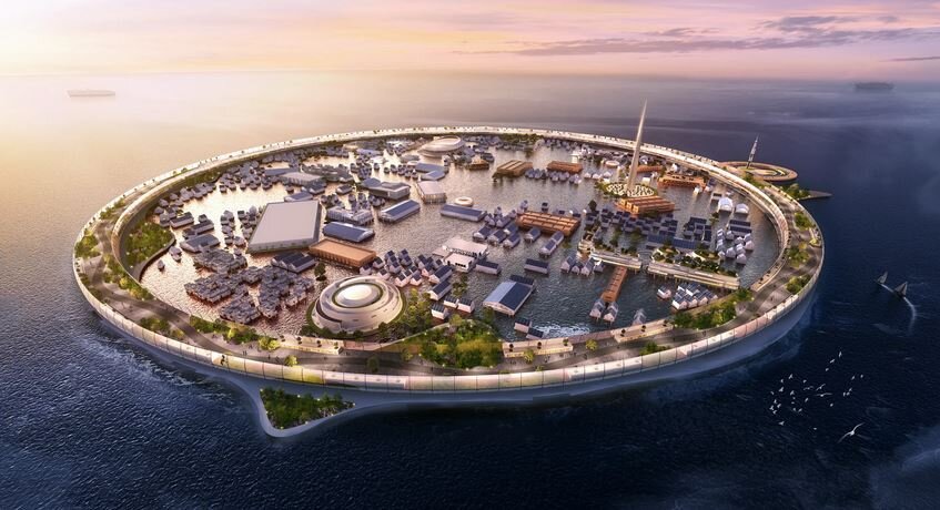 مقابله با تغییرات آبوهوا با ایجاد شهرهای شناور