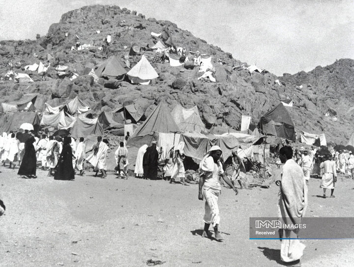 اقامت حجاج در نزدیکی مکه در آبان 1327