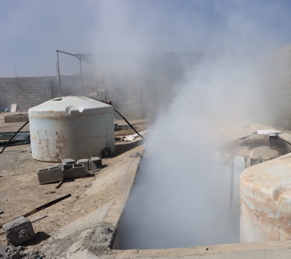 نشت گاز اسید سولفوریک از مخزن ۴ هزار لیتری در کارگاه تولید کود + عکس