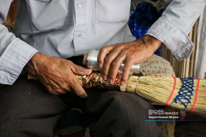 Art of traditional broom making
