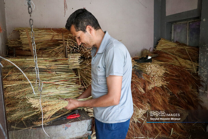 Art of traditional broom making
