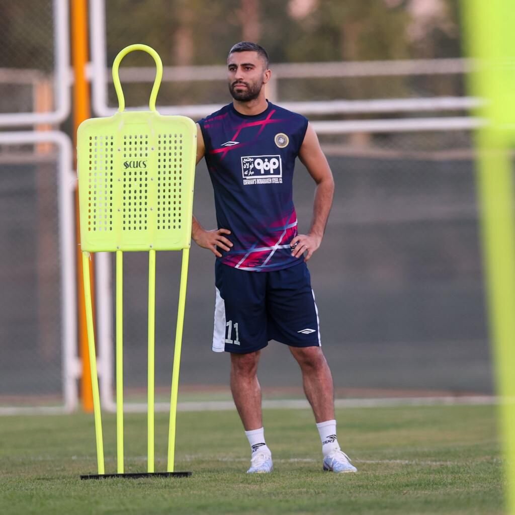 کاوه رضایی و ماموریت دشوار در سپاهان +عکس