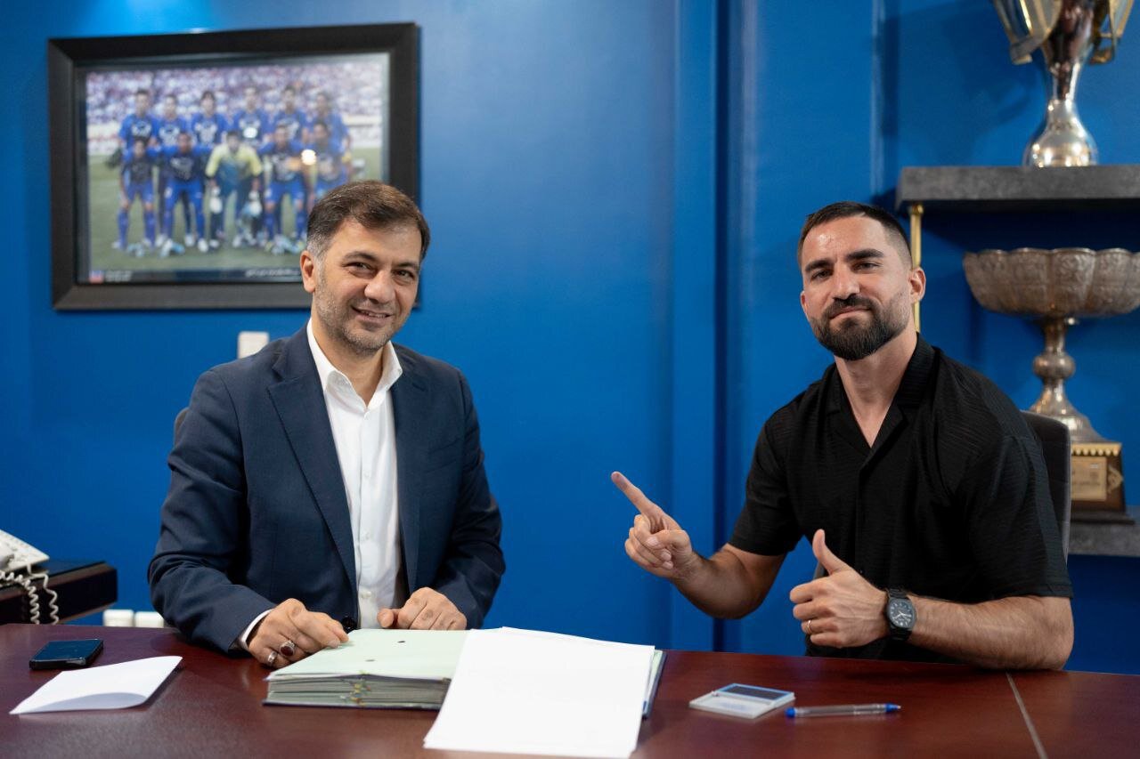 مهرداد محمدی به استقلال پیوست+عکس