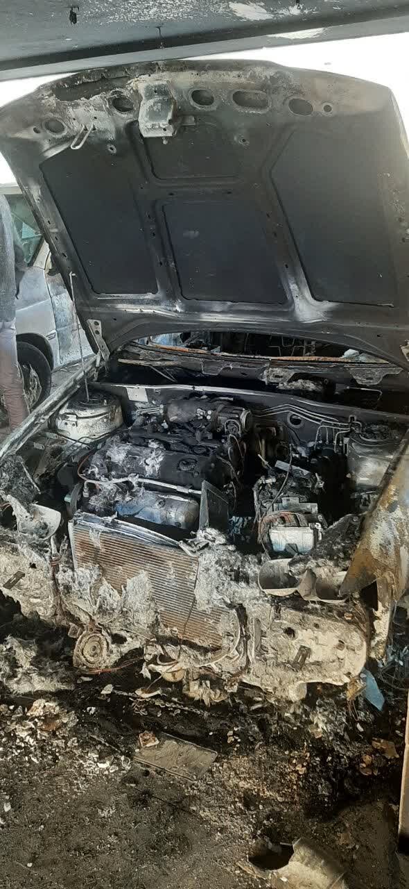 حریق مرگبار در پارکینگ مجتمع مسکونی ۵ طبقه در فولادشهر + عکس