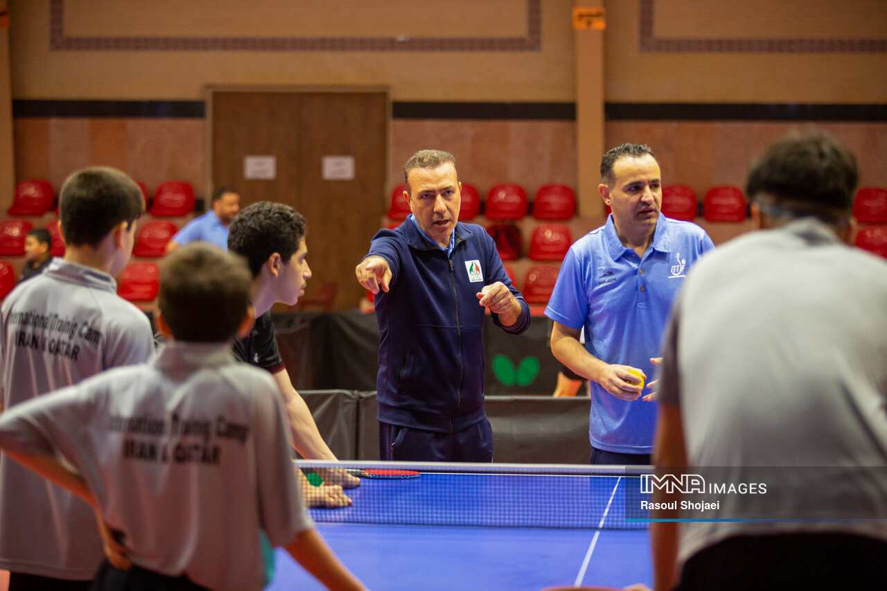 نصف جهان میزبان کمپ تمرینی تنیس روی میز ایران و قطر