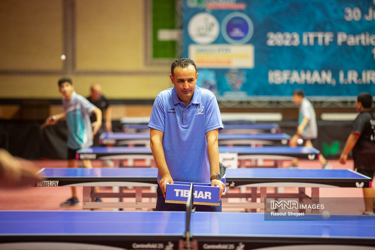 نصف جهان میزبان کمپ تمرینی تنیس روی میز ایران و قطر