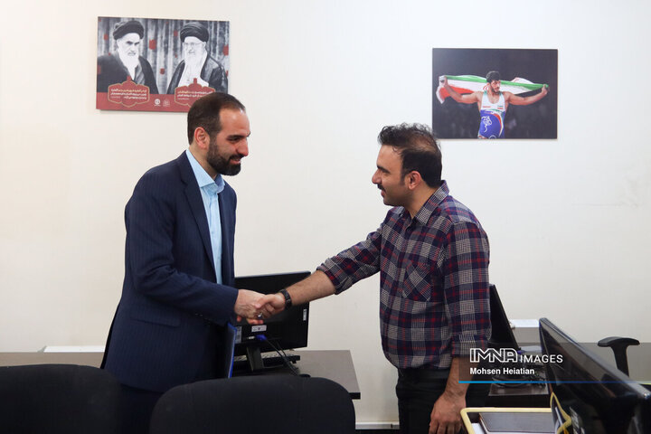 بازدید شهردار منطقه 4 اصفهان از خبرگزاری ایمنا