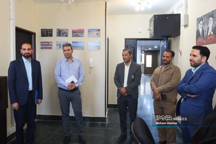 بازدید شهردار منطقه 4 اصفهان از خبرگزاری ایمنا