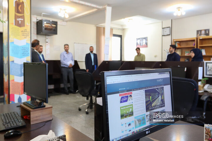بازدید شهردار منطقه 4 اصفهان از خبرگزاری ایمنا