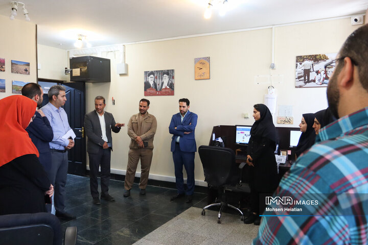 بازدید شهردار منطقه 4 اصفهان از خبرگزاری ایمنا