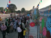 برگزاری جشن بزرگ غدیر در خیابان شهدای قزوین