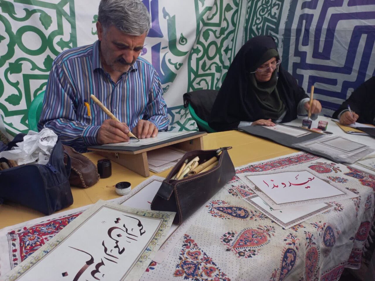 از موکب حضرت زینب(س) تا چهارباغ نصف‌جهان/ اینجا مردم به عشق علی(ع) دور هم جمع شده‌اند