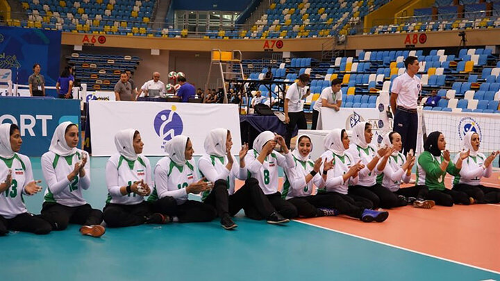 تیم والیبال نشسته زنان ایران نایب‌قهرمان آسیا شد