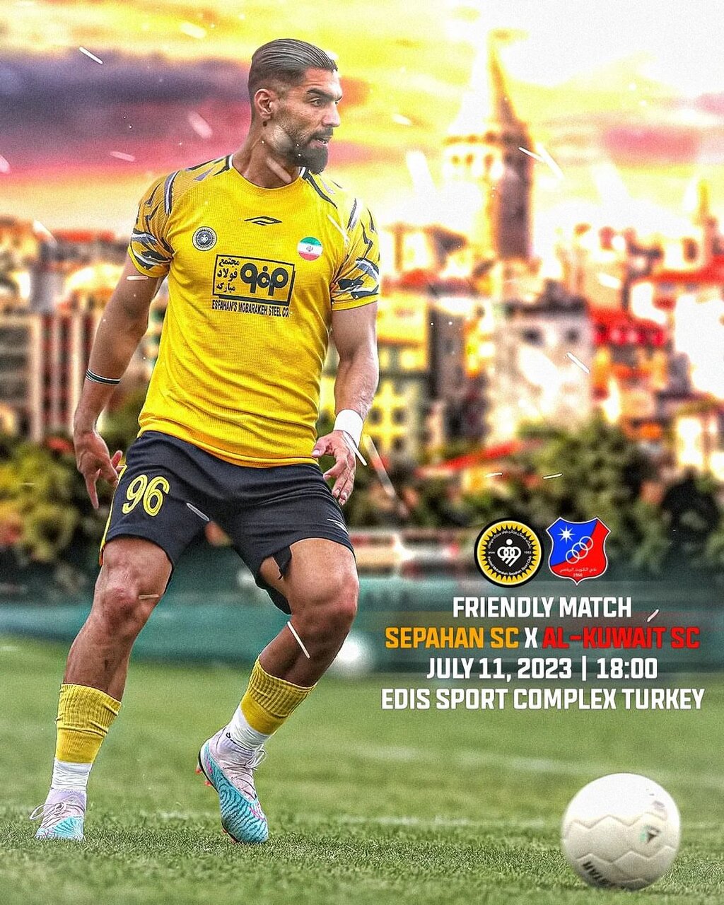 سپاهان در دیداری دوستانه به مصاف الکویت میرود+عکس