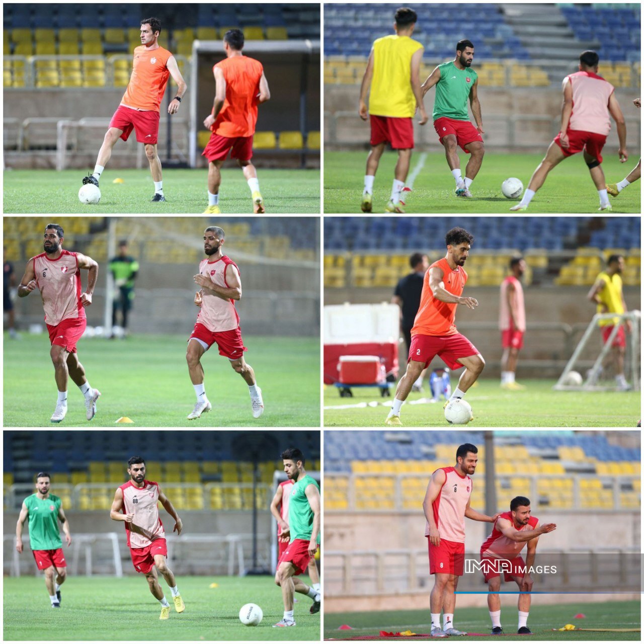 تمرینات پرسپولیس دوباره آغاز شد / علی بیرو به سایر قرمزپوشان پیوست + عکس