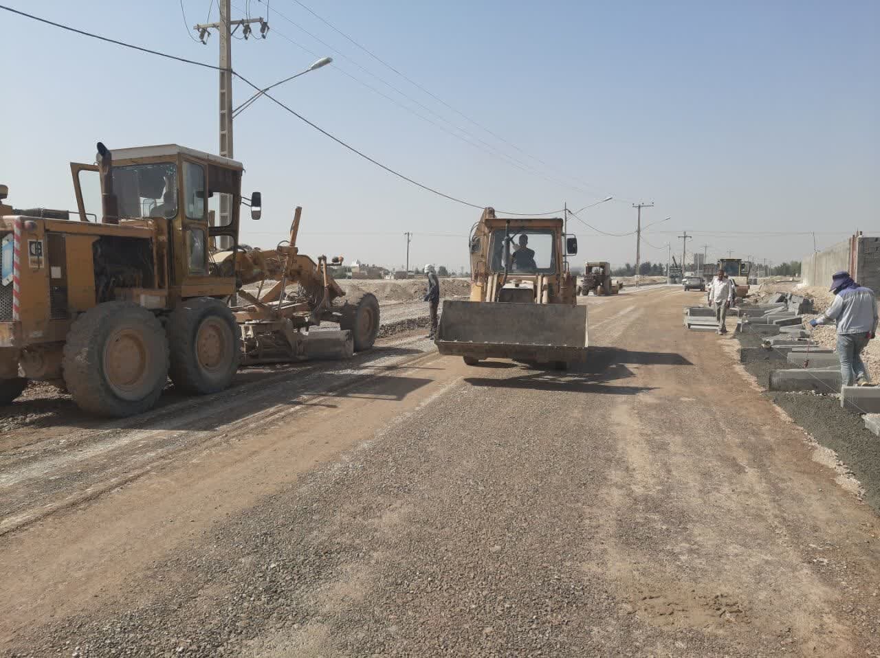 پیشرفت ۵۰ درصدی احداث خیابان ولیعصر(عج) جلوان