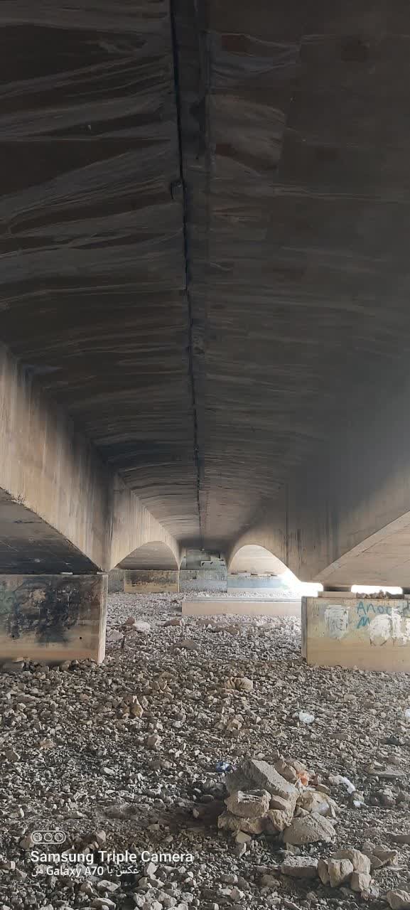 جزئیات اصلاح حفرههای پل بزرگمهر اصفهان + عکس